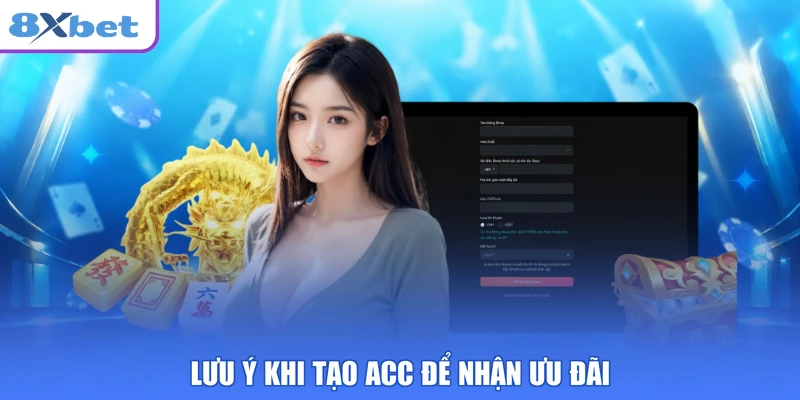 Lưu ý khi tạo acc để  nhận ưu đãi